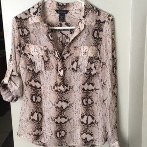Silk blouse from White House/black market